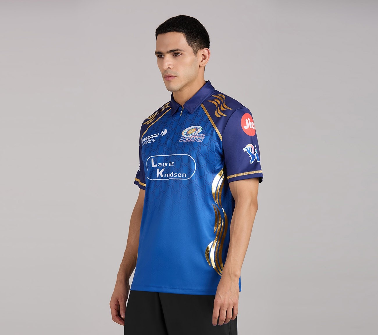 MUMBAI INDIANS IPL MEN'S REPLICA JERSEY 2026, ROYAL/NAVY/LIME