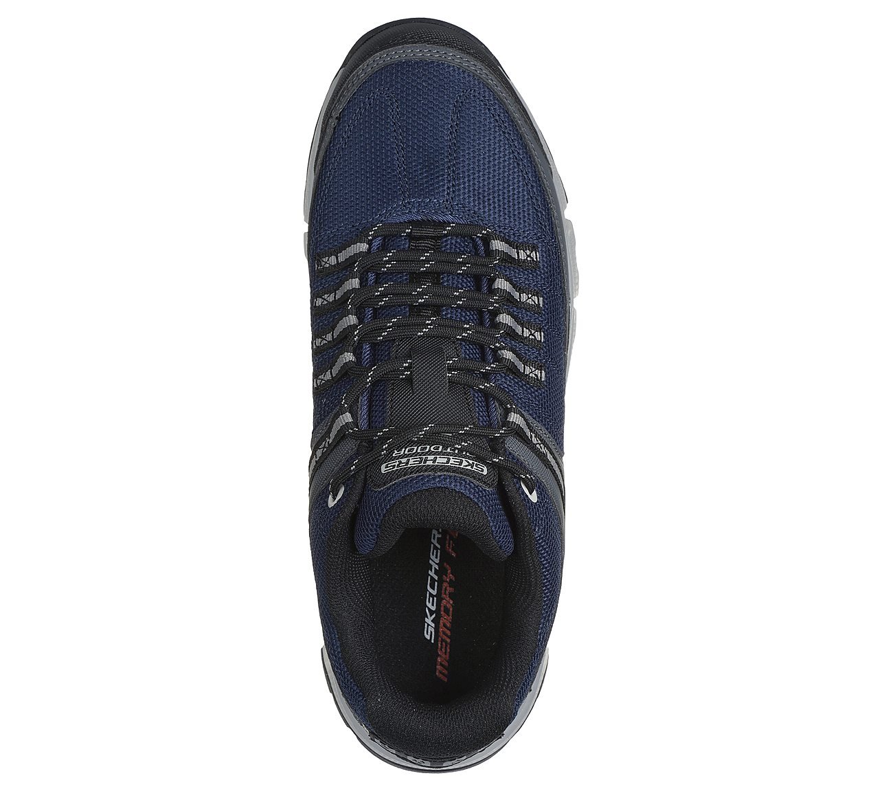 SUMMITS AT - UPPER DRAFT, GREY/NAVY Footwear Top View