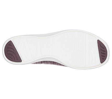 ARYA - DIFFERENT EDGE, PLUM Footwear Bottom View