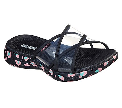 ON-THE-GO 600 - RAWRR, BLACK/MULTI Footwear Lateral View