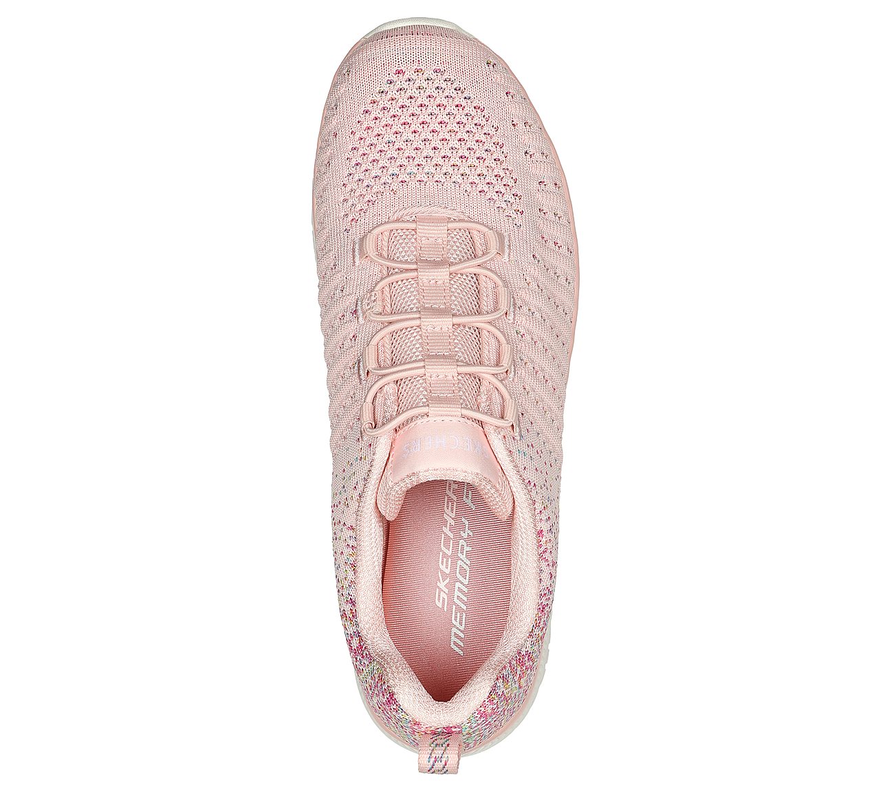 VIRTUE, PINK/MULTI Footwear Top View