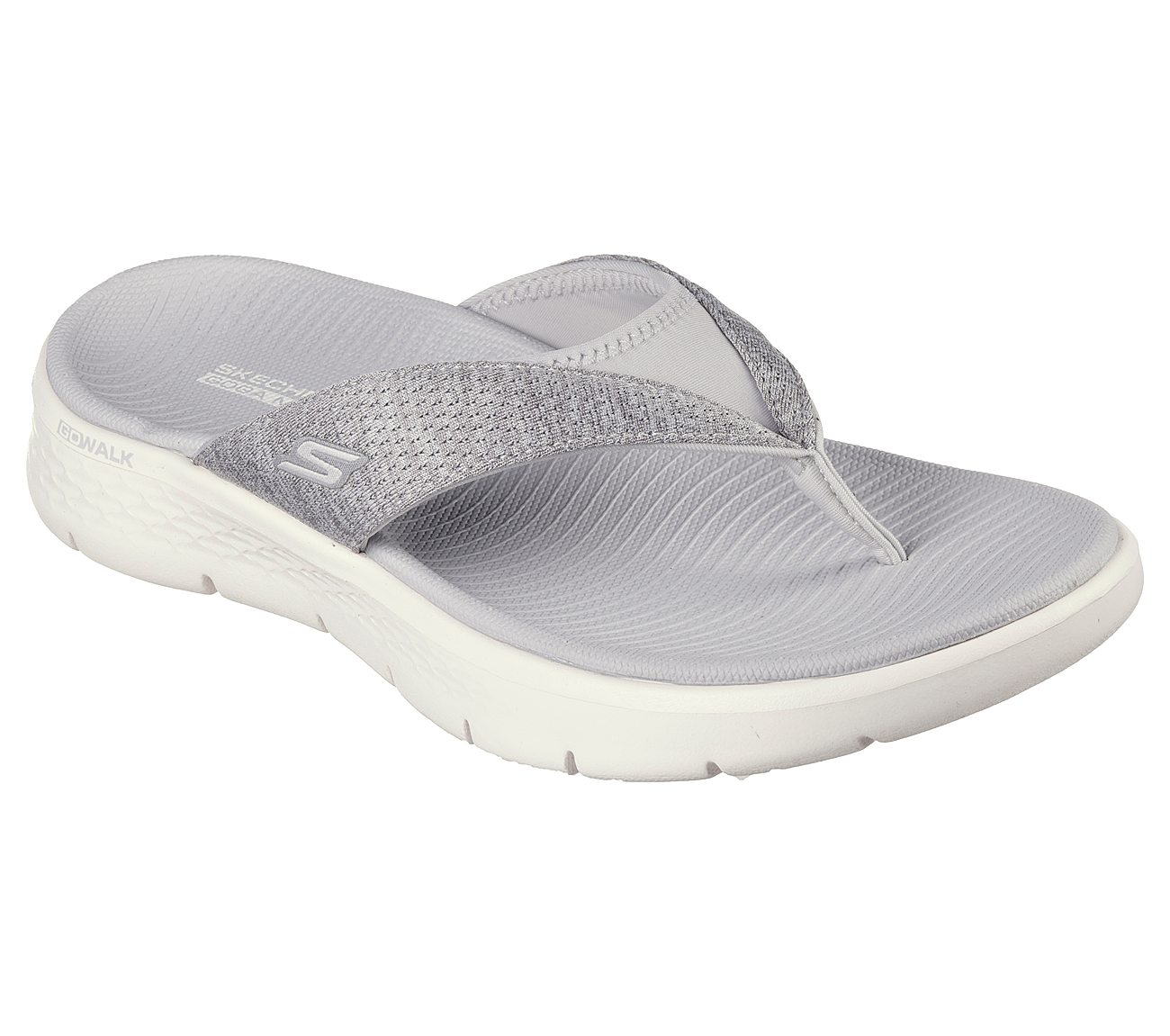 GO WALK FLEX SANDAL - SUNLIT, GREY Footwear Right View