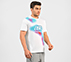 SMOKE PRINT T-SHIRT, WHITE