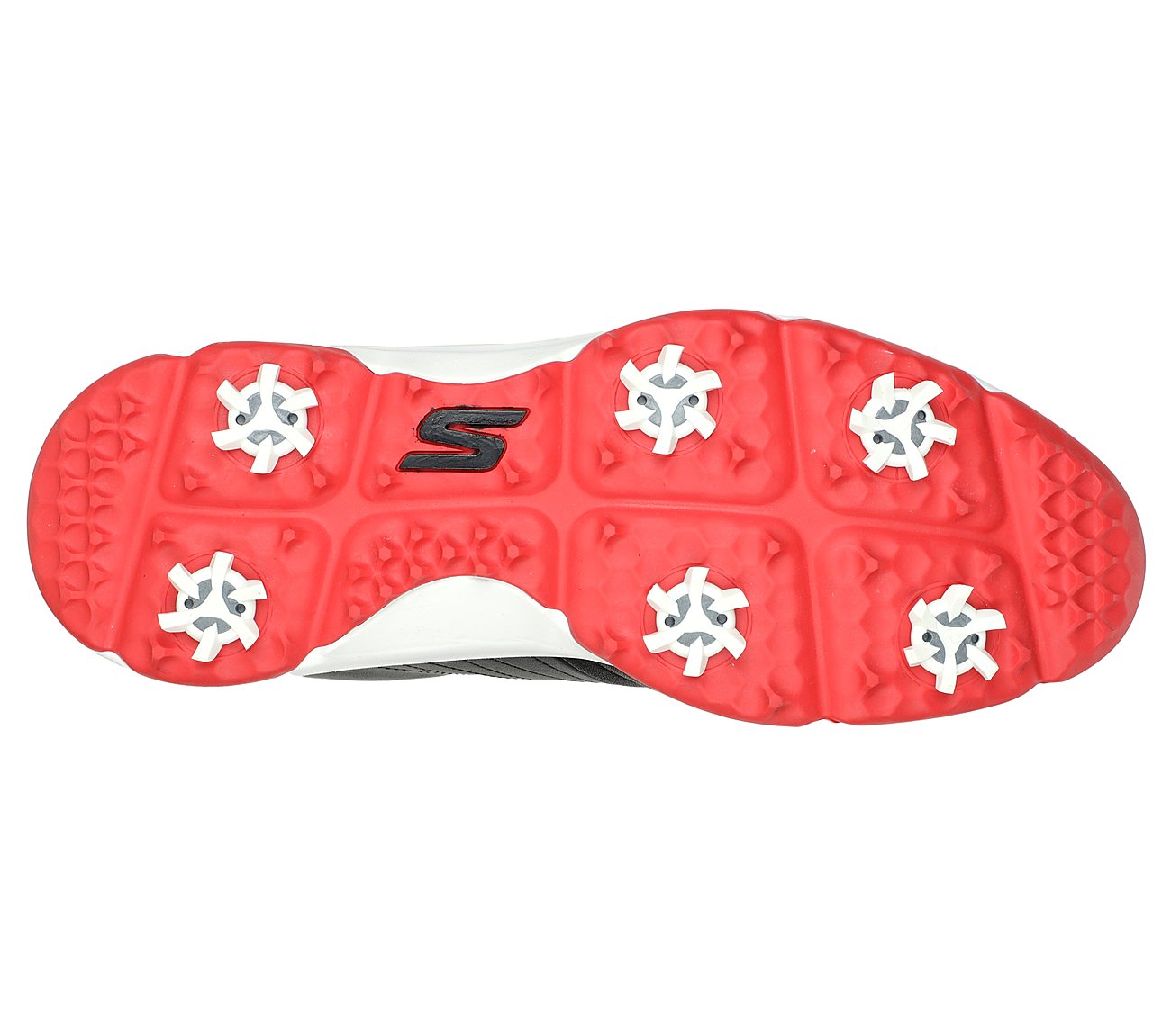 GO GOLF TORQUE - PRO, BLACK/RED Footwear Bottom View