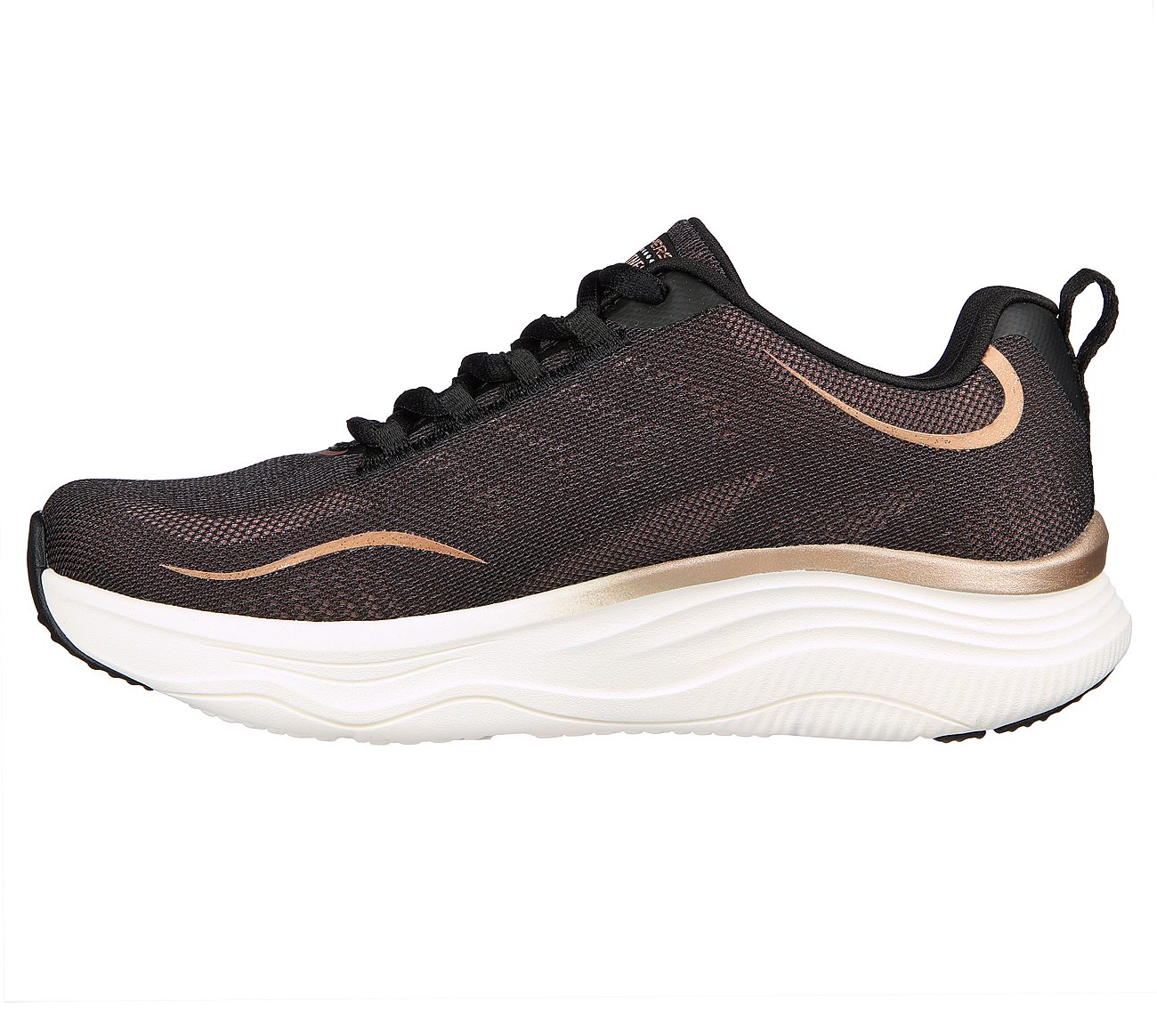 D'LUX FITNESS-PURE GLAM, BLACK/ROSE GOLD Footwear Left View