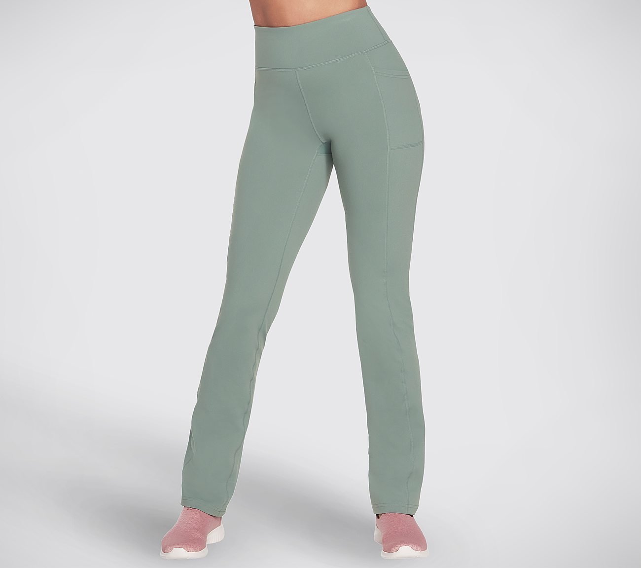 GOWALK PANT JOY, LIGHT GREEN Apparel Lateral View