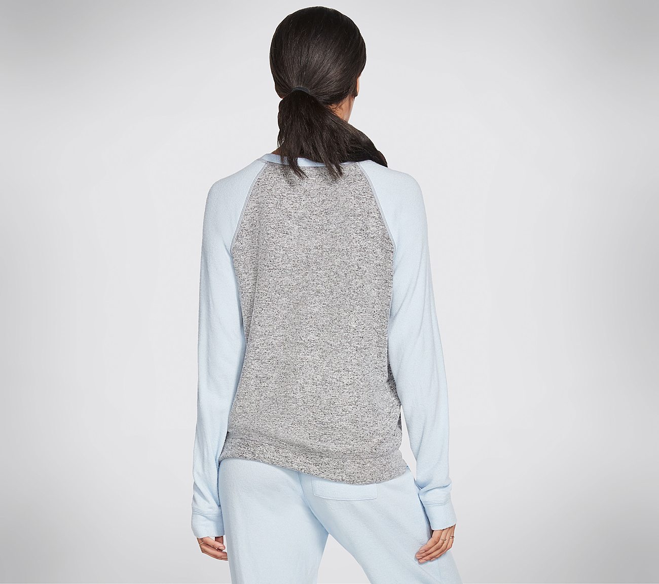 TRUE LOVE IS COZY P/O, BLUE/PERIWINKLE Apparels Top View