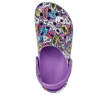 HEART CHARMER, PURPLE MULTI Footwear Top View