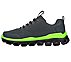 GLIDE-STEP, CHARCOAL/LIME Footwear Left View