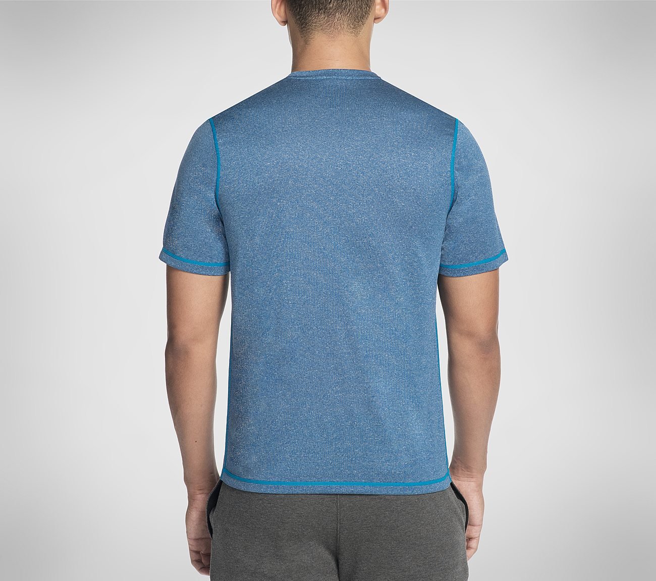 GOTRAIN FREQUENCY T-SHIRT, BLUE Apparel Top View