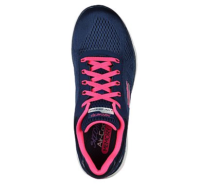 FLEX APPEAL 3.0 - MOVING FAST, NAVY/HOT PINK Footwear Top View