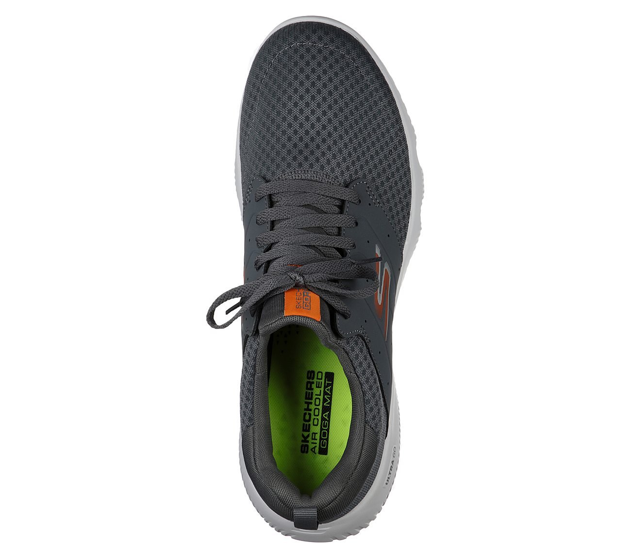 GO RUN FOCUS-LIMIT, CHARCOAL/ORANGE Footwear Top View
