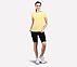 PERFORMANCE BOXY FIT T SHIRT, NATURAL/YELLOW