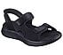GO WALK FLEX SANDAL-EASY ENTR, BLACK/LIME Footwear Right View
