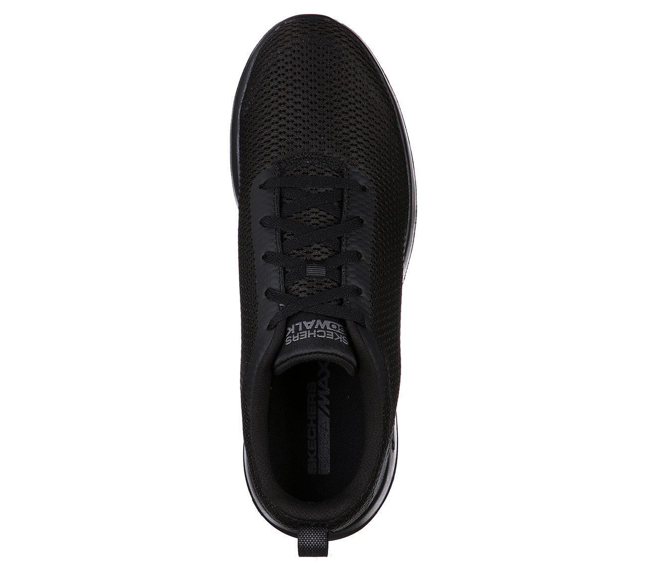 GO WALK MAX- EFFORT, BBLACK Footwear Top View