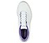 GO GOLF PIVOT, WHITE/PURPLE Footwear Top View