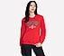 SKECHERS COURT CREW , GUN/RED