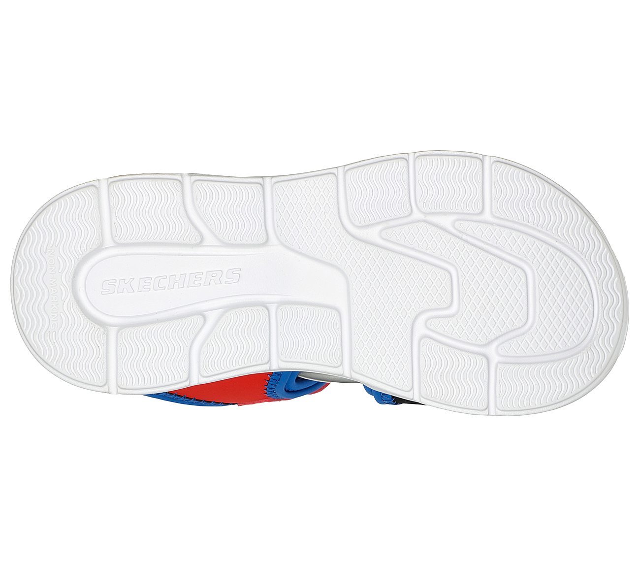 POWER SPLASH, RED/BLUE Footwear Bottom View