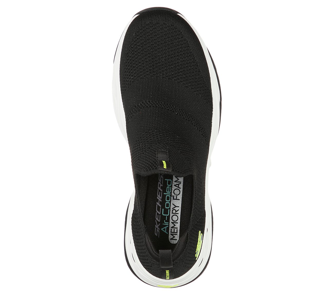 D'LITES 4.0-PERFECT FLOW, BLACK/WHITE Footwear Top View
