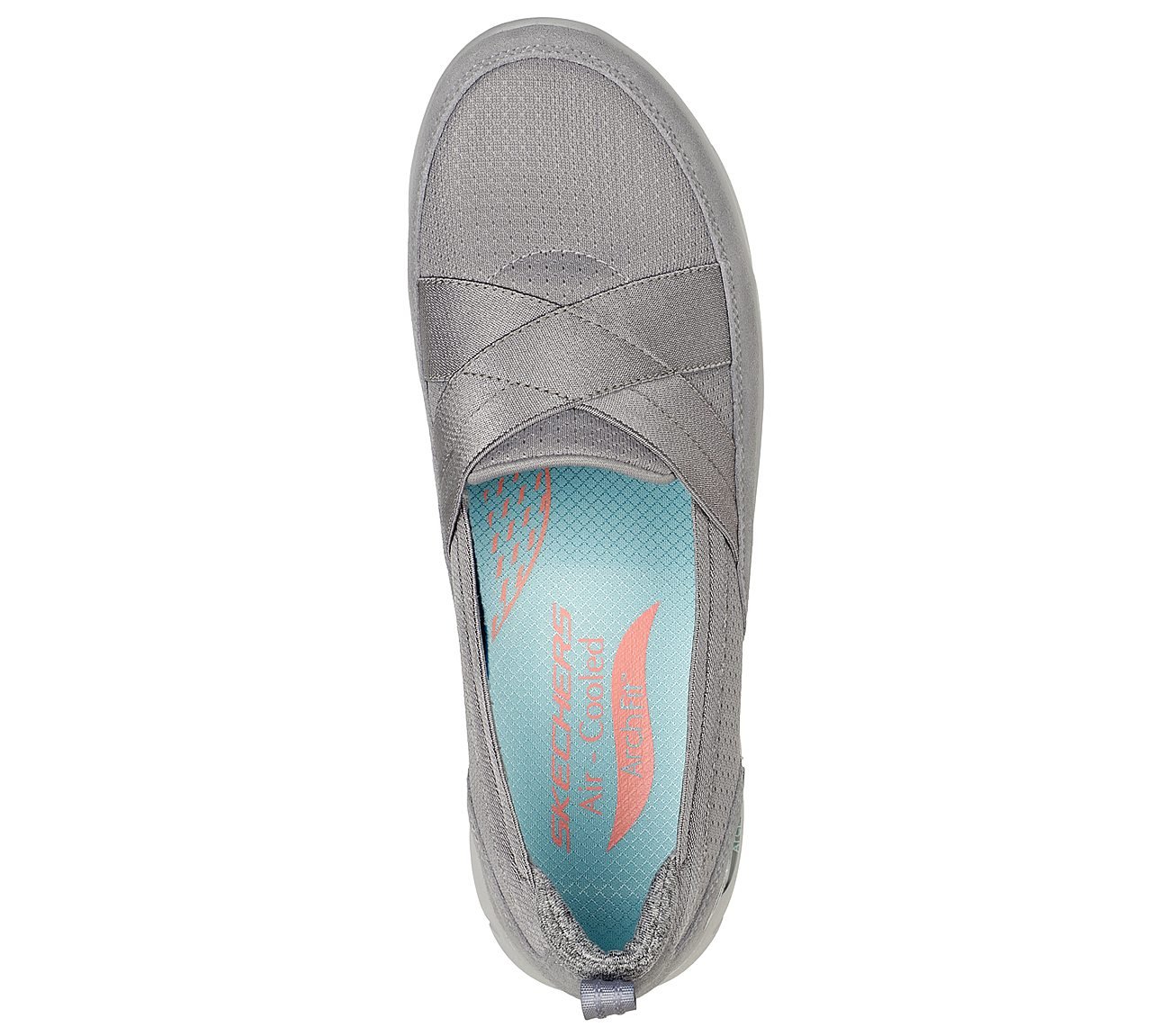 ARCH FIT REFINE - OCEANIC, GREY Footwear Top View