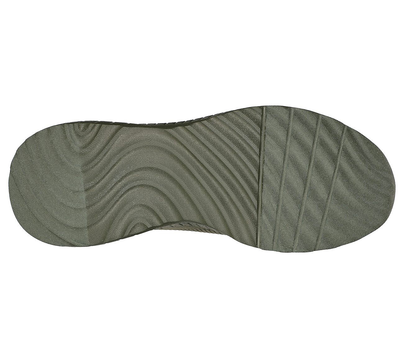 BOBS SQUAD CHAOS-PRISM BOLD, OOLIVE Footwear Bottom View