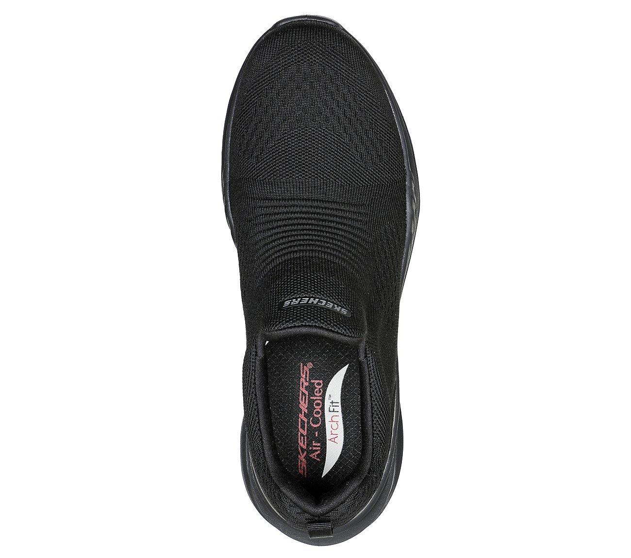 ARCH FIT ORVAN - DENISON, BBLACK Footwear Top View