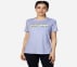 GODRI SWIFT SKECHERS TSHIRT, LAVENDER/LIGHT PINK Apparels Lateral View