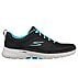GO WALK 6 - ADORA, BLACK/AQUA Footwear Lateral View
