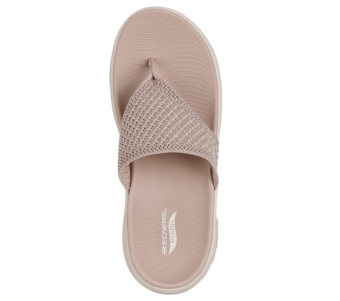 GO WALK ARCH FIT 2, TAUPE Footwear Top View