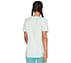 DIAMOND WASH HATHA SCOOP NECK, AQUA Apparel Top View
