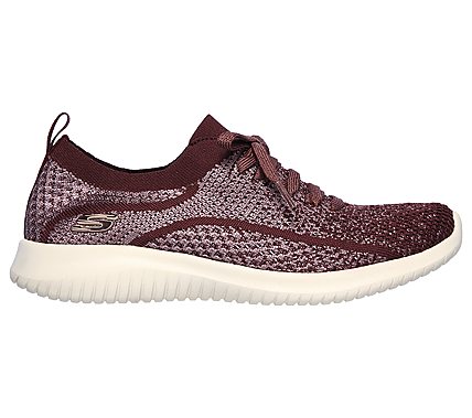 ULTRA FLEX - SILVER SURFING, BBURGUNDY Footwear Right View