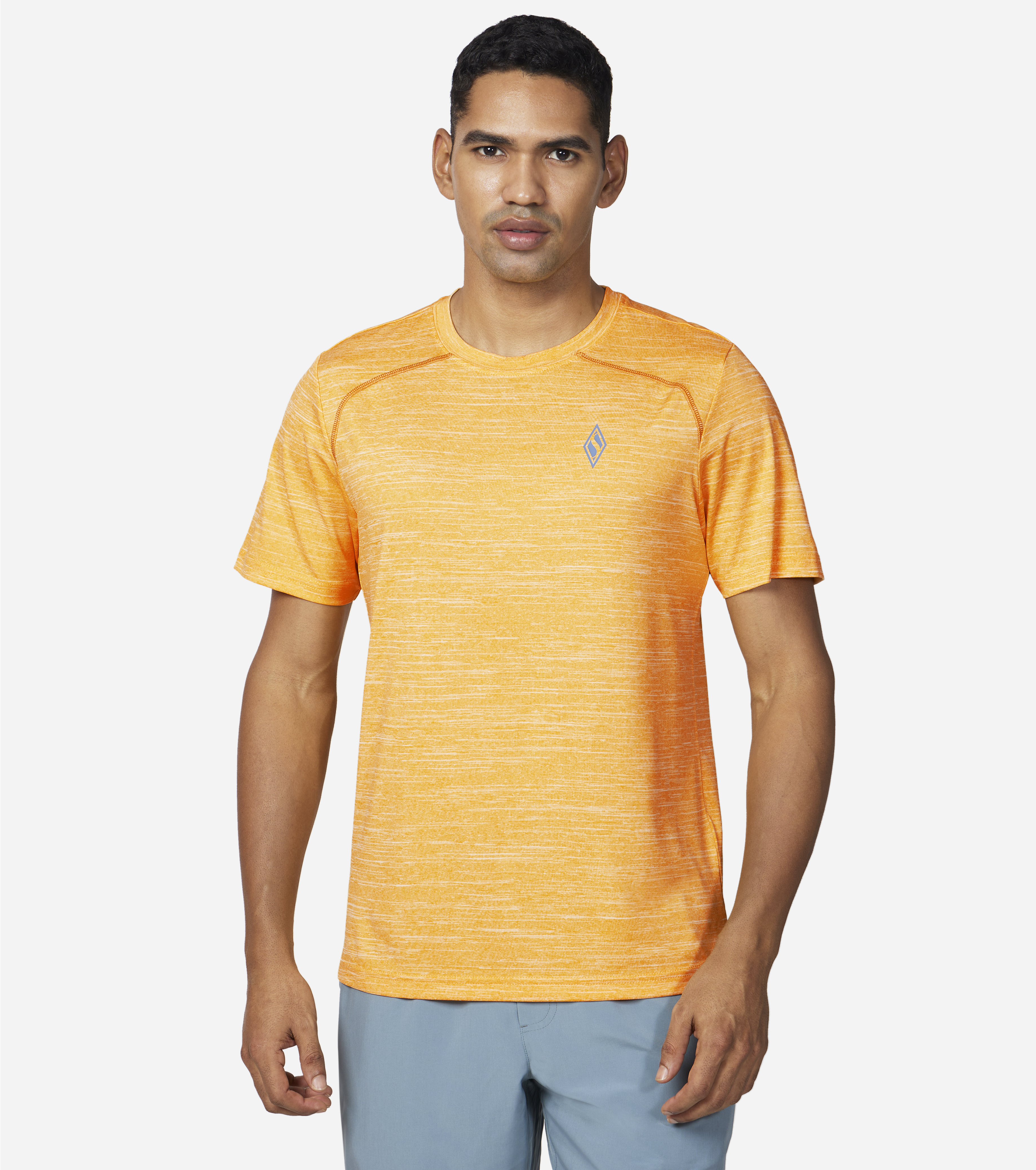 ON THE ROAD TEE, ORANGE/LIME Apparels Lateral View