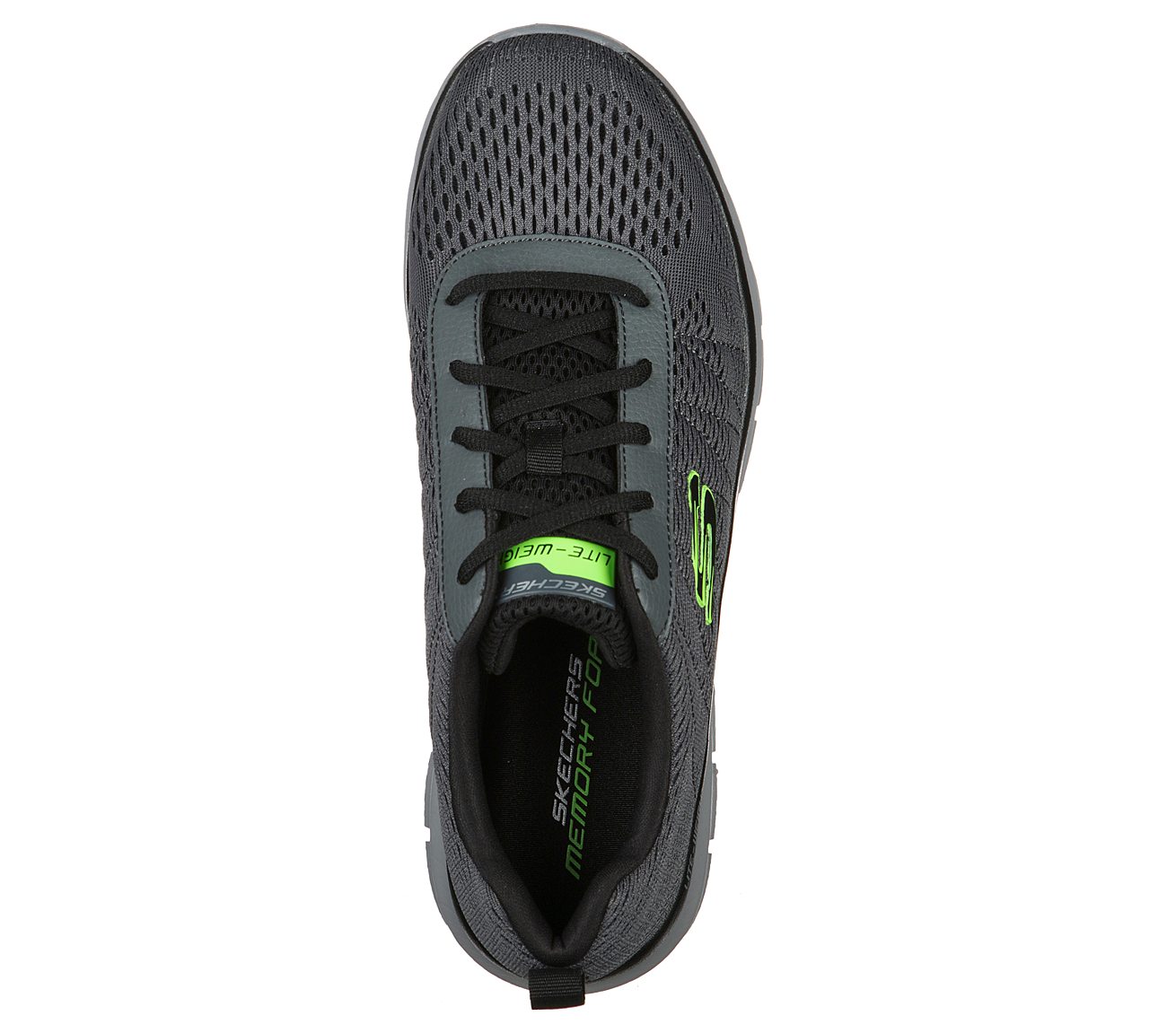TRACK - MOULTON, CHARCOAL/BLACK Footwear Top View