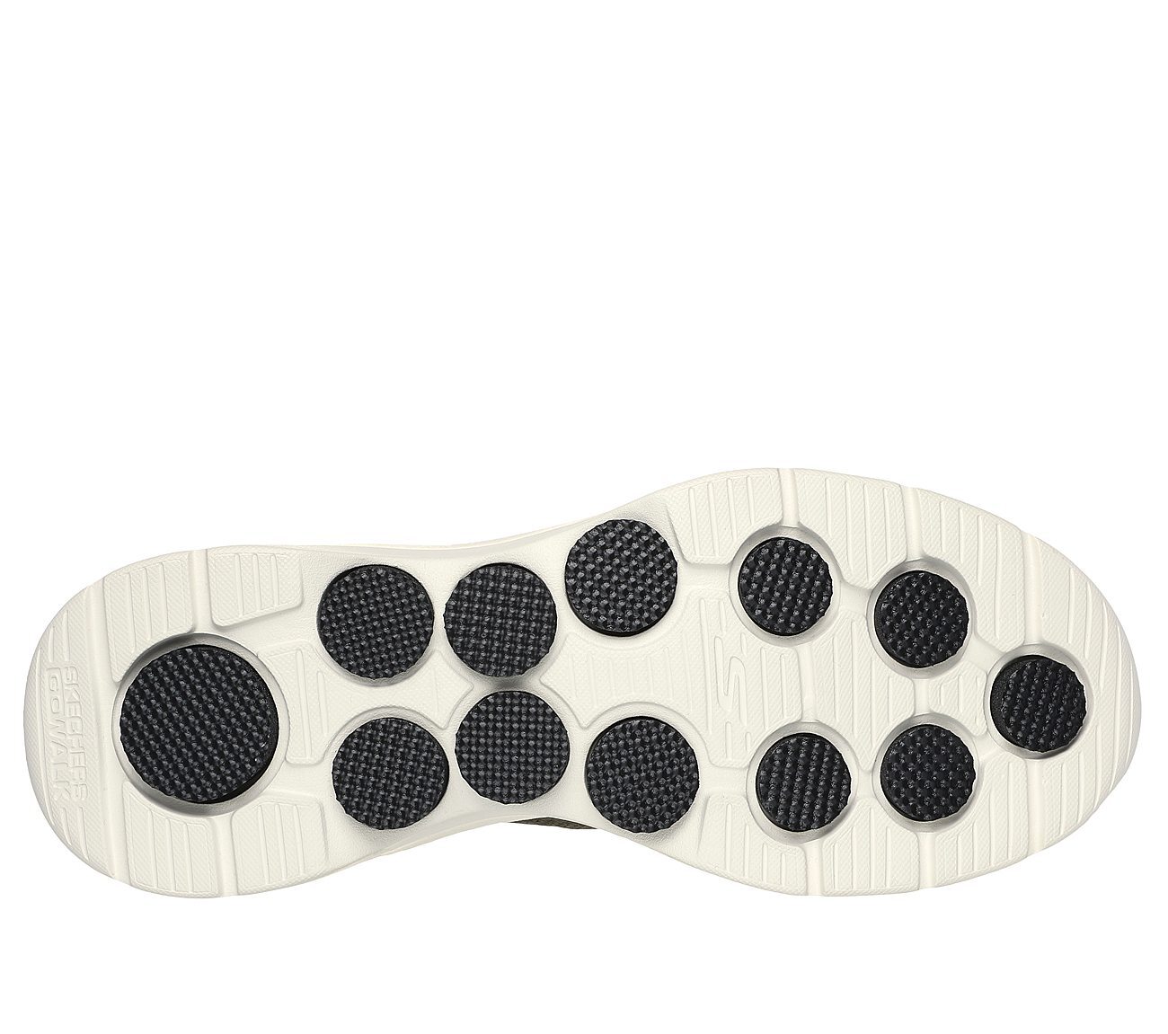 GO WALK 7, OLIVE/BLACK Footwear Bottom View