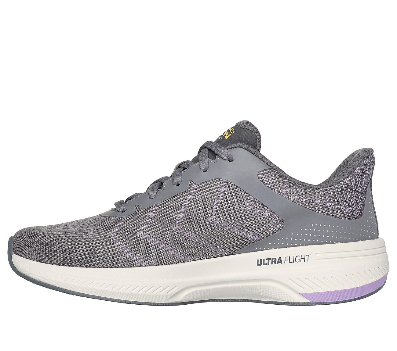 GO RUN PULSE 2.0 - BOUNDLESS, GRAY/LAVENDER Footwear Left View