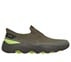 GO WALK MASSAGE FIT, OLIVE Footwear Lateral View