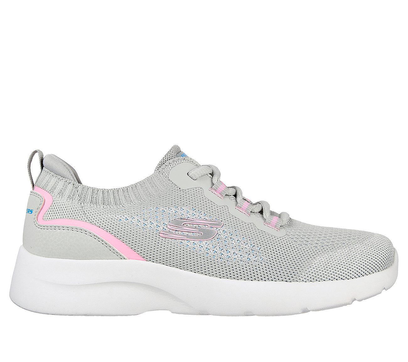 DYNAMIGHT 2, LIGHT GREY/PINK Footwear Lateral View