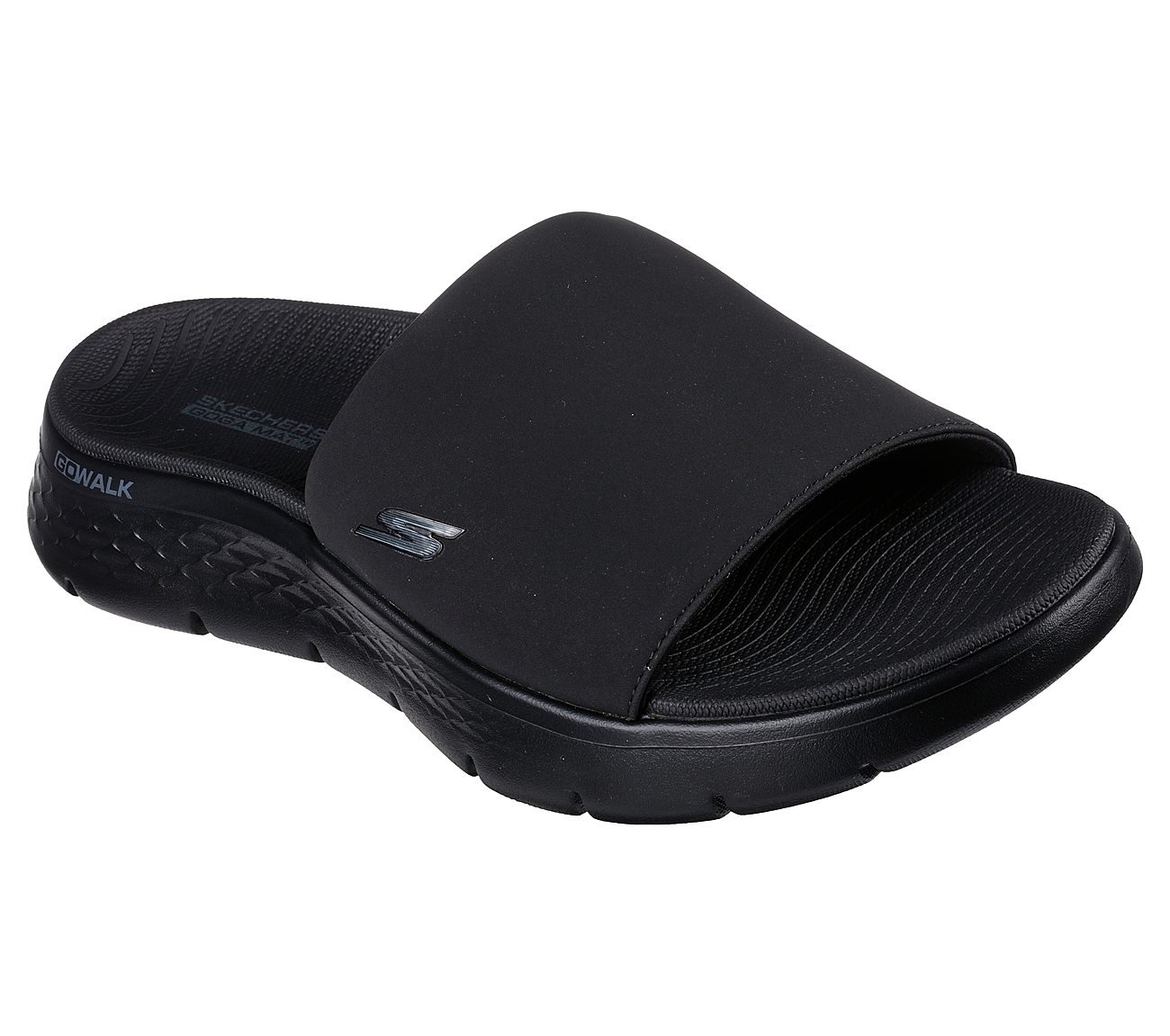 GO WALK FLEX SANDAL - OMURA, BBLACK Footwear Right View