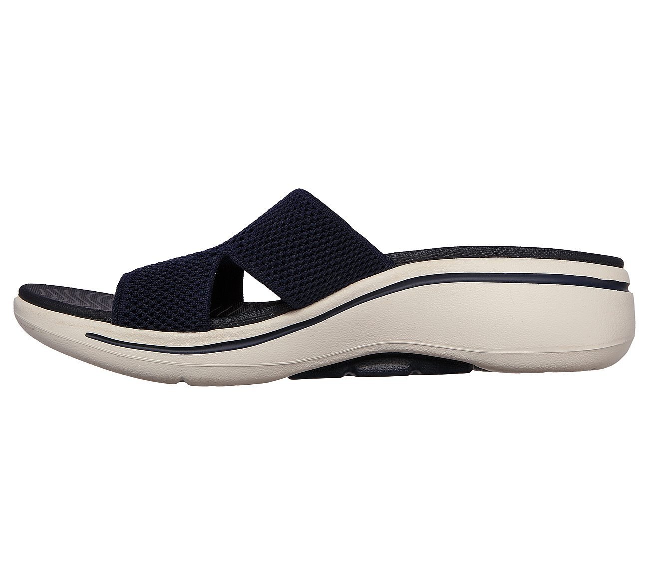 GO WALK ARCH FIT SANDAL - WOR, NNNAVY Footwear Left View
