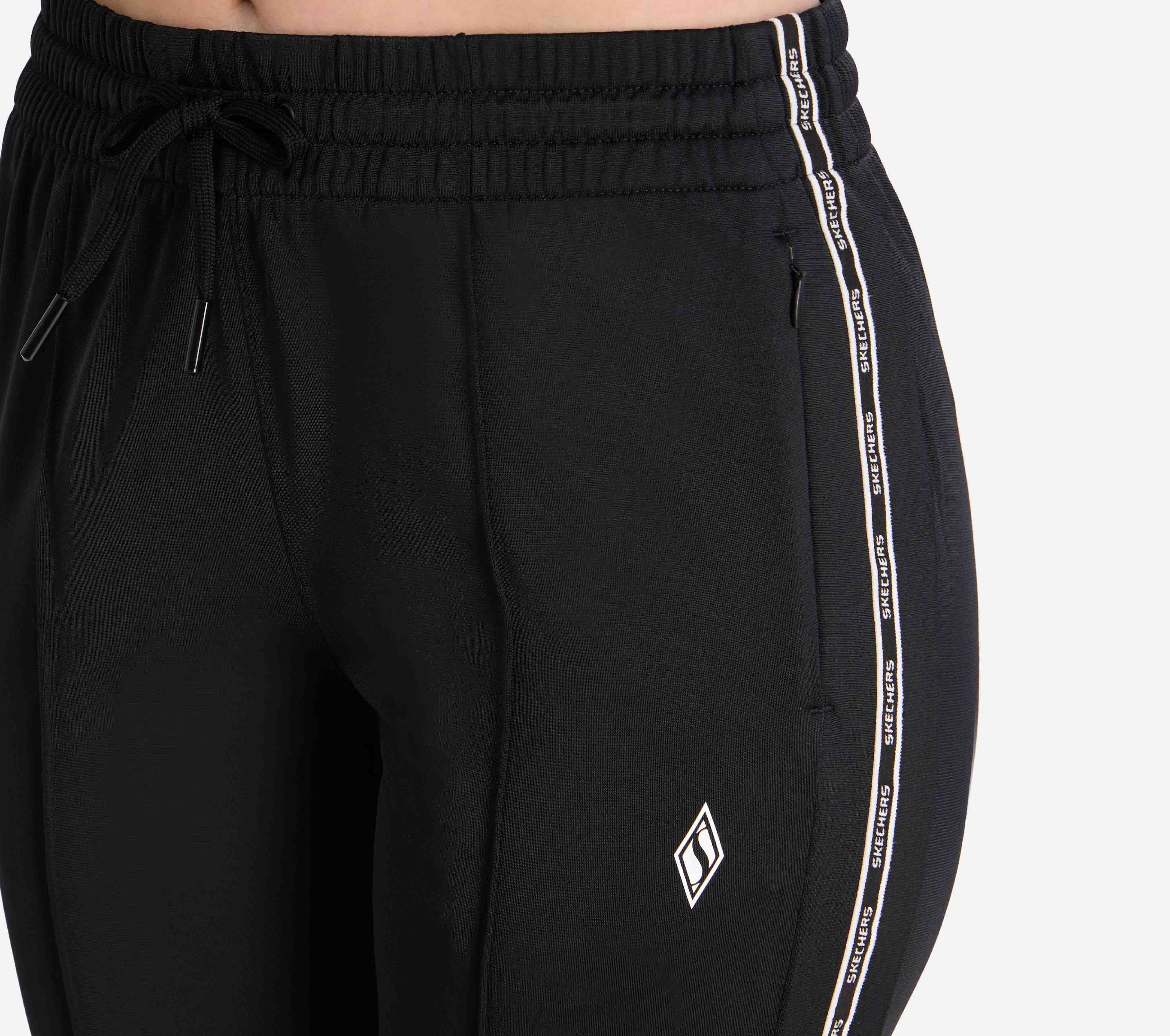 BRANDED KNIT TAPE PANT, BBBBLACK Apparel Right View