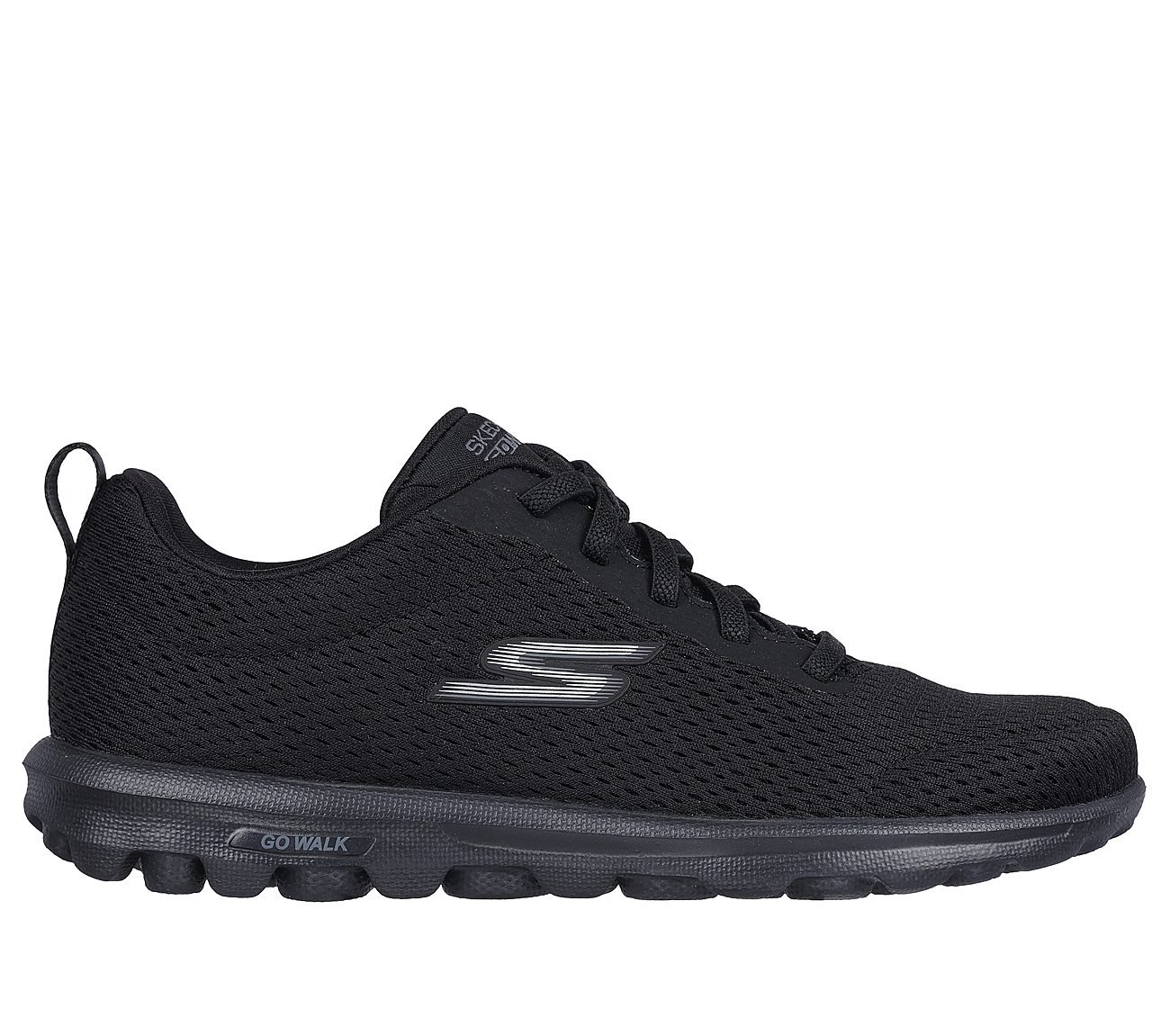 GO WALK TRAVEL - FUN JOURNEY, BBLACK Footwear Lateral View