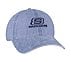 WASHED DAD HAT, BLUE Accessories Left View