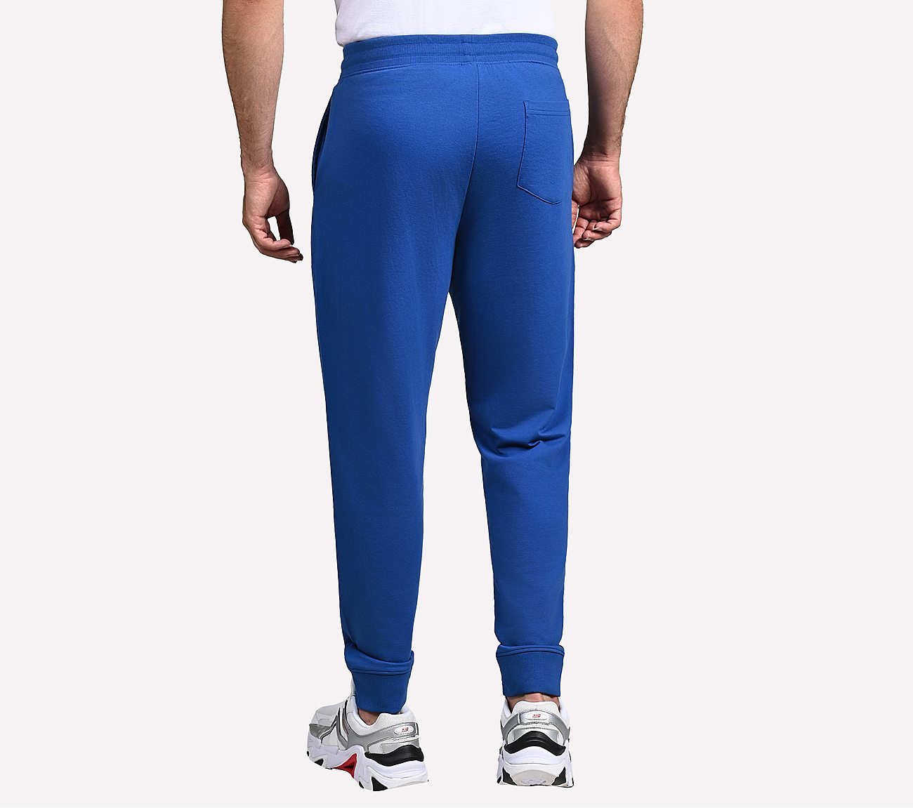 SKECHERS LIFESTYLE JOGGER, ROYAL/BLUE Apparel Left View