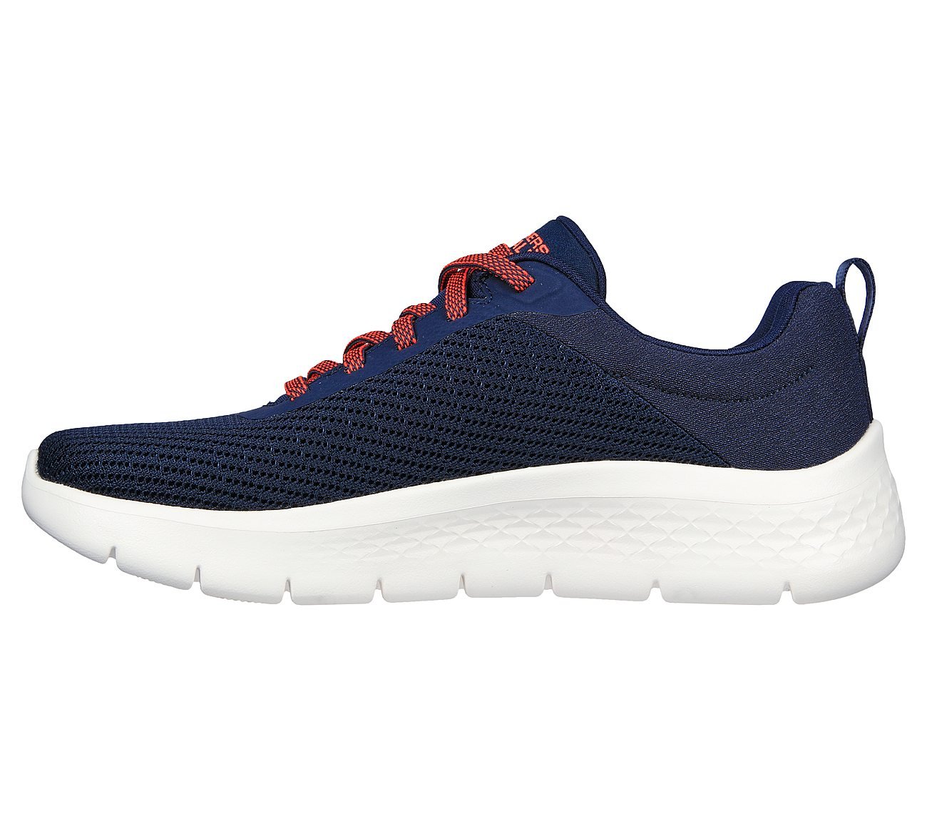 GO WALK FLEX, NAVY/CORAL Footwear Left View