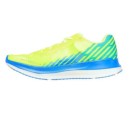 GO RUN RAZOR EXCESS, YELLOW/BLUE Footwear Left View