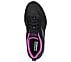 GO WALK 6 - SPRING HORIZON, BLACK/PURPLE Footwear Top View