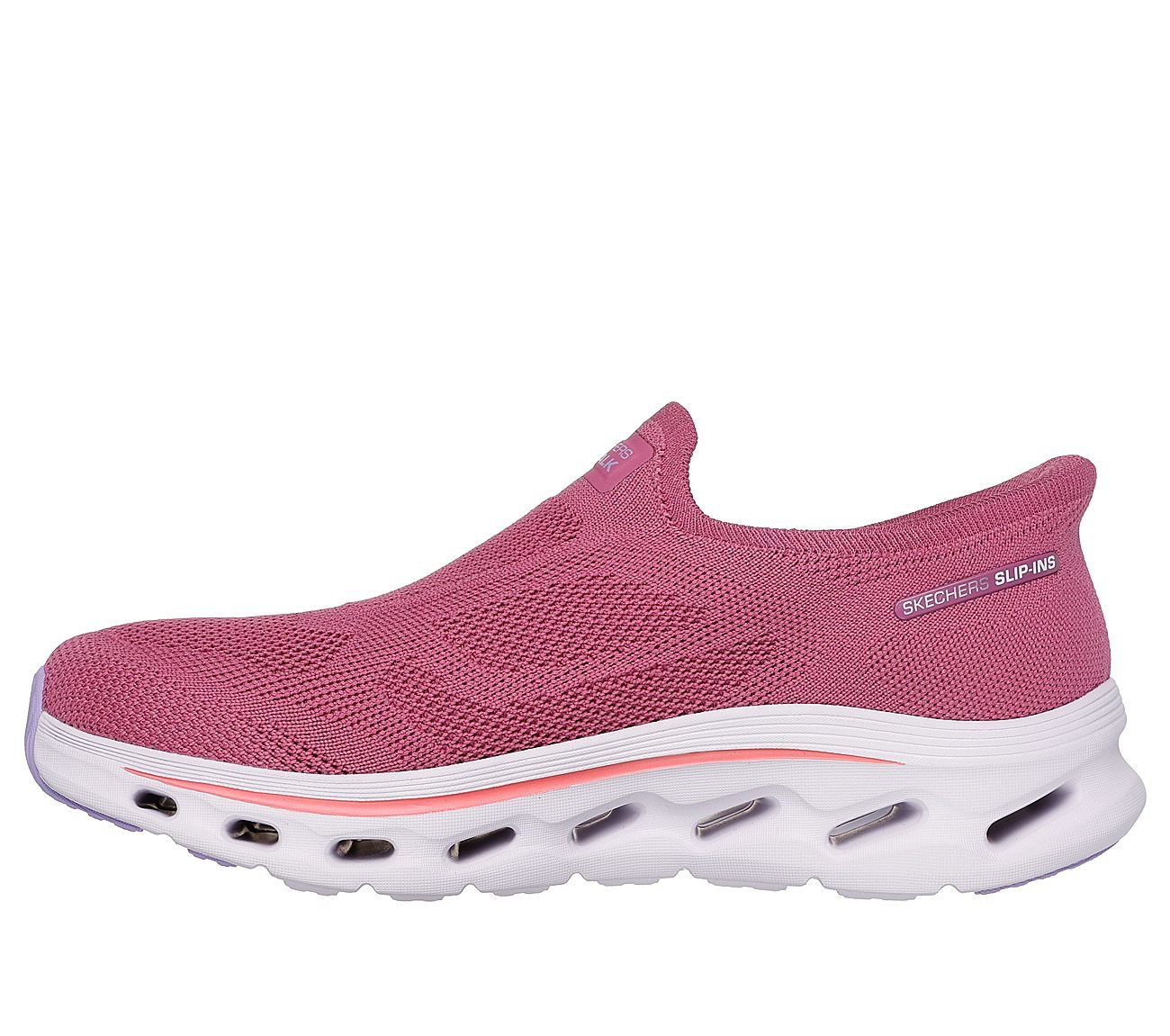 GO WALK GLIDE-STEP 2.0 - ANNE, MAUVE/MULTI Footwear Left View