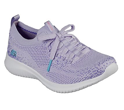 ULTRA FLEX-TWILIGHT TWINKLE, LAVENDER Footwear Lateral View