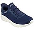 SKECHERS SLIP-INS: BOBS SPORT SQUAD CHAOS- Daily Hype, NAVY Footwear Right View