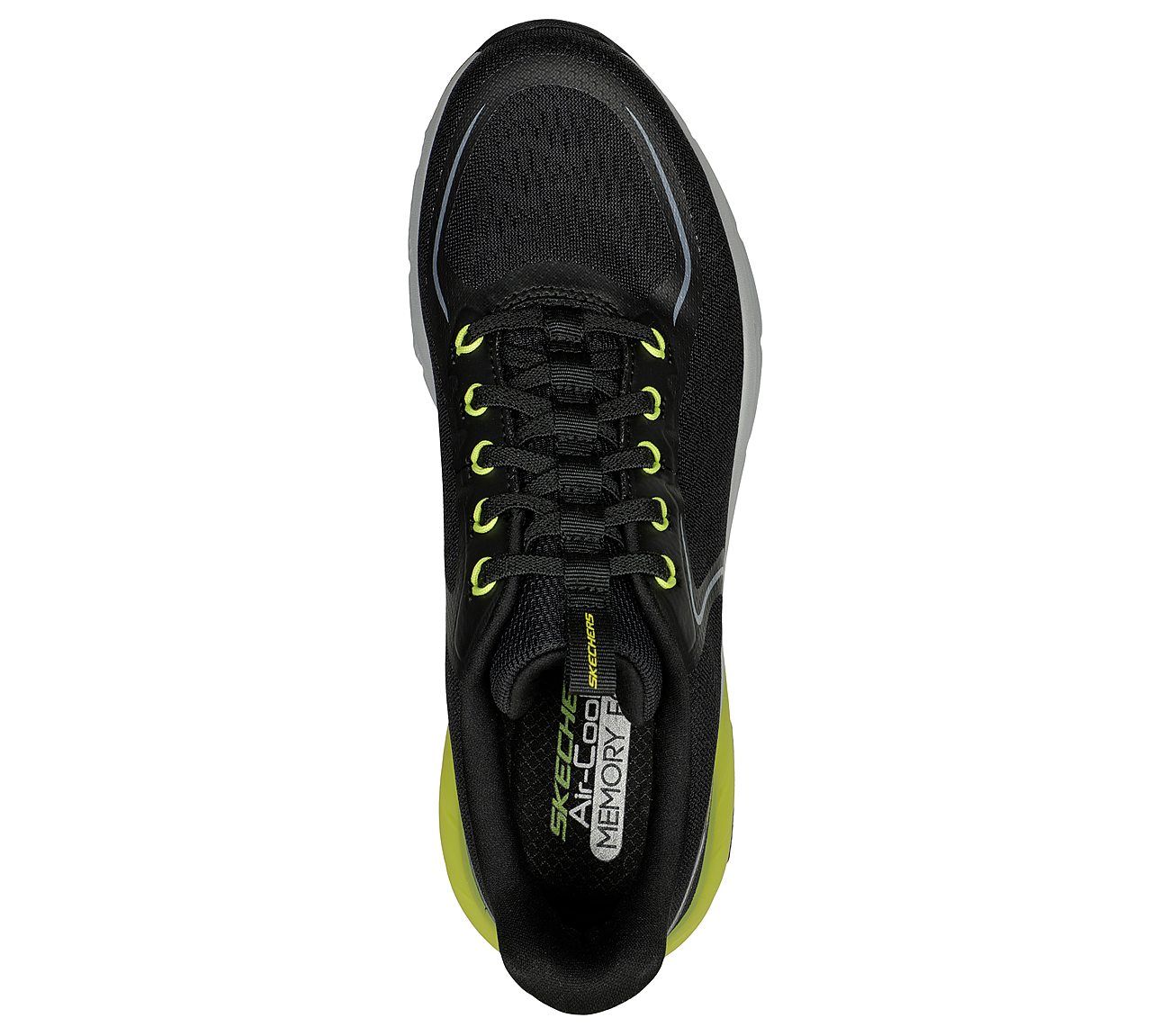 MAX PROTECT SPORT - BREAM, BLACK/LIME Footwear Top View